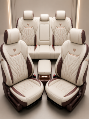 Premium Leather Black Seat Cover